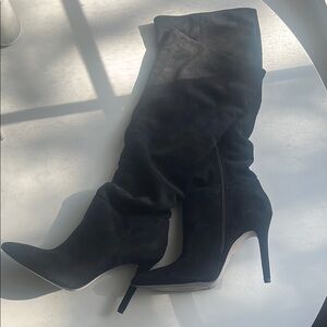 Jessica Simpson Suede Black Knee-High Women's Boots